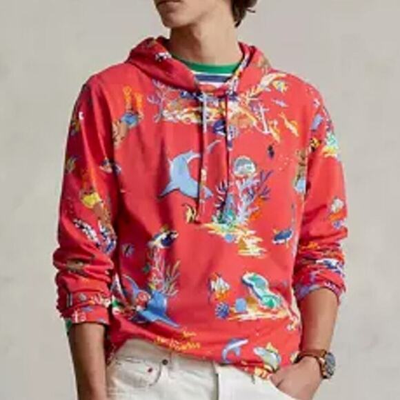Polo by Ralph Lauren Other - Polo Ralph Lauren Scuba Bear Red Long Sleeve Tee - Size Medium